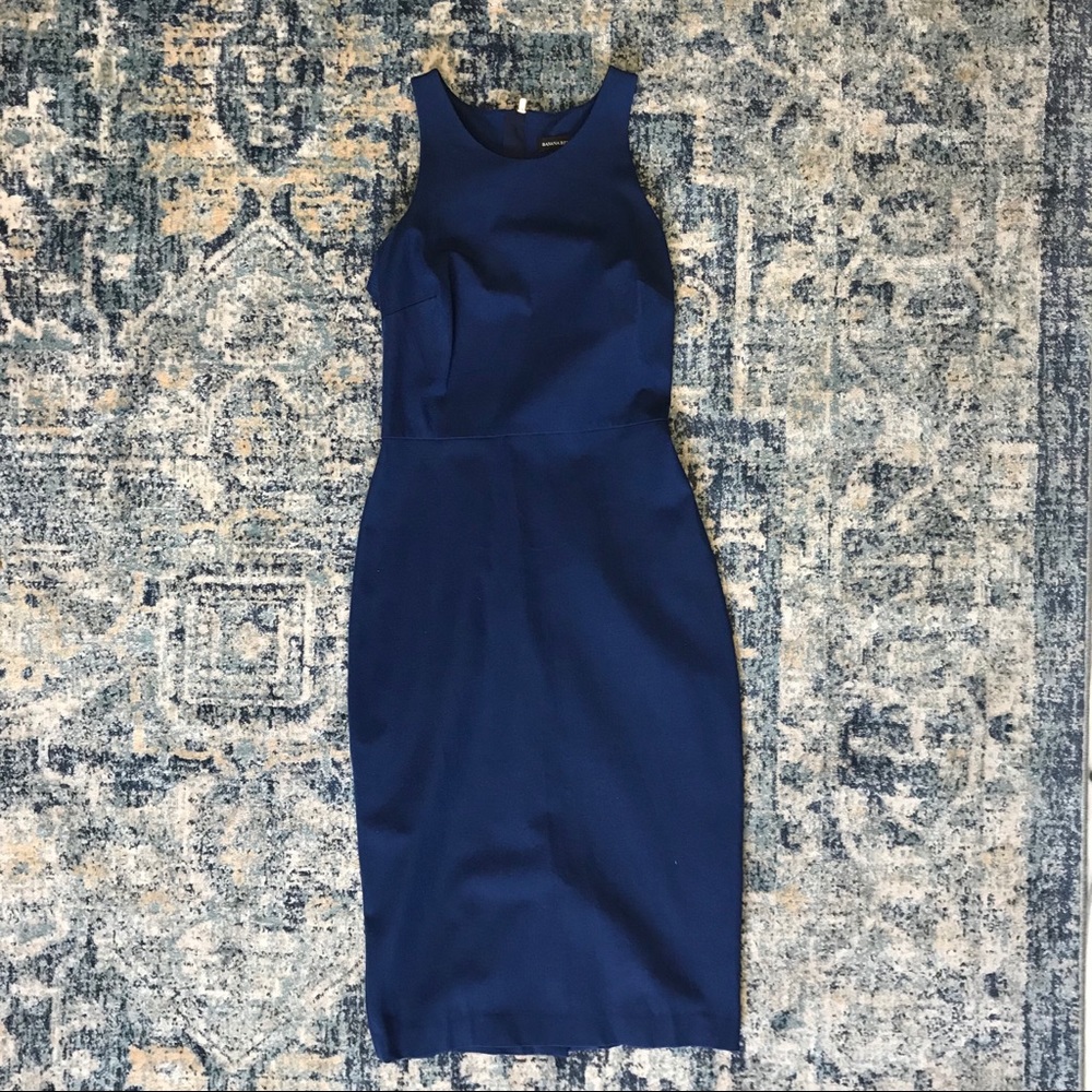 Banana Republic blue dress, size 6